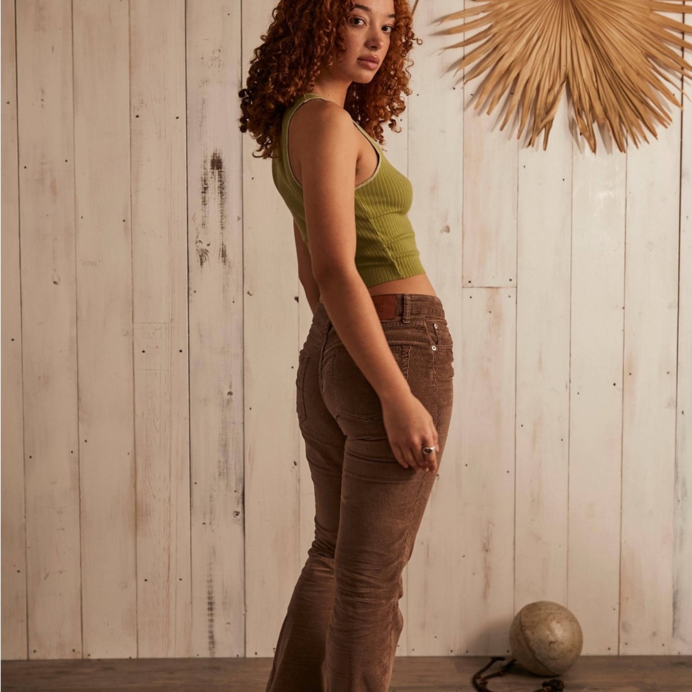 BDG Corduroy Pants High Rise Wide Leg Urban Outfitters size24.         order132 - Picture 4 of 15